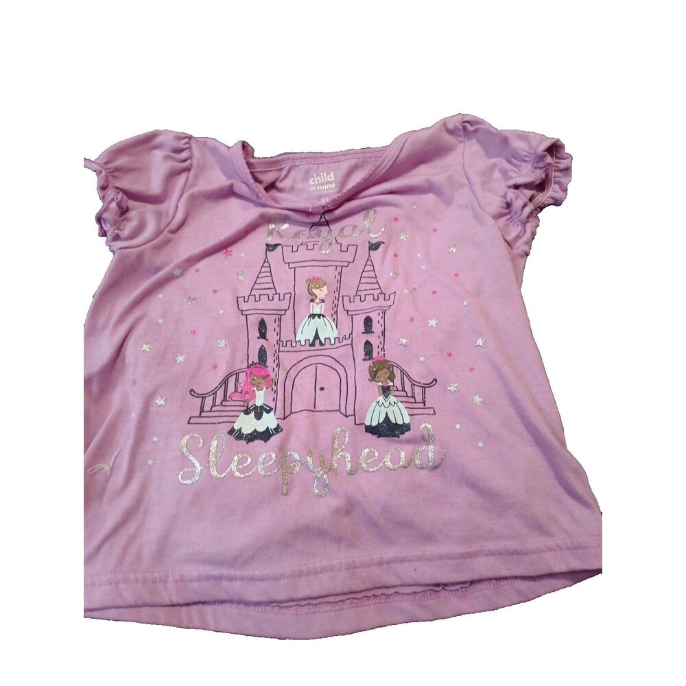 child of mine purple size 5t sleepyhead pajama shirt